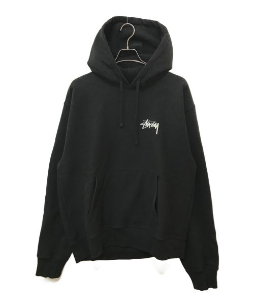 stussy（ステューシー）stussy (ステューシー) 8BALL FADE HOODIE ブラック サイズ:XLの古着・服飾アイテム