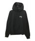 stussy（ステューシー）の古着「8BALL FADE HOODIE」｜ブラック