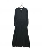 RIM.ARKリムアーク）の古着「Volume sleeve maxi dress」｜ブラック