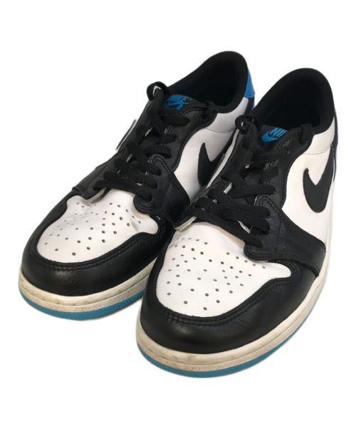 NIKE（ナイキ）NIKE (ナイキ) AIR JORDAN 1 LOW OG ブラック×ブルー サイズ:27.5の古着・服飾アイテム