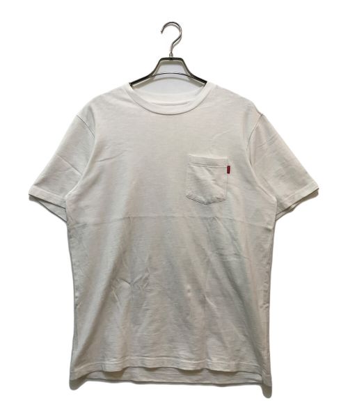 SUPREME（シュプリーム）Supreme (シュプリーム) Pocket Tee ホワイト サイズ:Lの古着・服飾アイテム