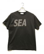 WIND AND SEAウィンド アンド シー）の古着「プリントTシャツ」｜グレー