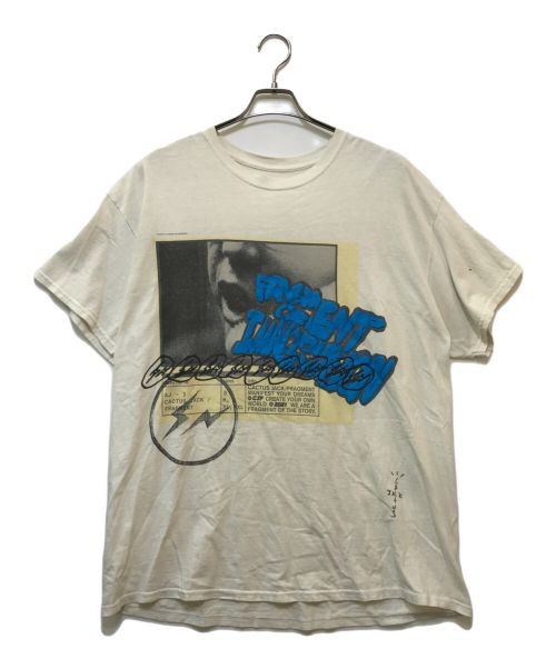 cactus jack（カクタス・ジャック）cactus jack (カクタス・ジャック) FRAGMENTS (フラグメント) Manifest Tee ホワイト サイズ:Lの古着・服飾アイテム