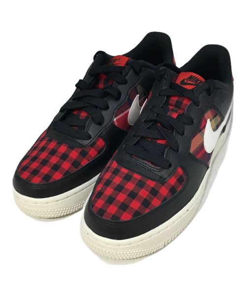 NIKE（ナイキ）NIKE (ナイキ) AIR FORCE 1 LV8 ブラック×レッド サイズ:23.5 未使用品の古着・服飾アイテム