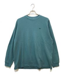 LACOSTE×URBAN RESEARCH DOORS（ラコステ×アーバンリサーチ ドアーズ）の古着「thick pique crew long-sleeve」｜グリーン