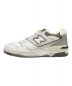 NEW BALANCE (ニューバランス) ローカットスニーカー グレー×ホワイト サイズ:27.5：7000円