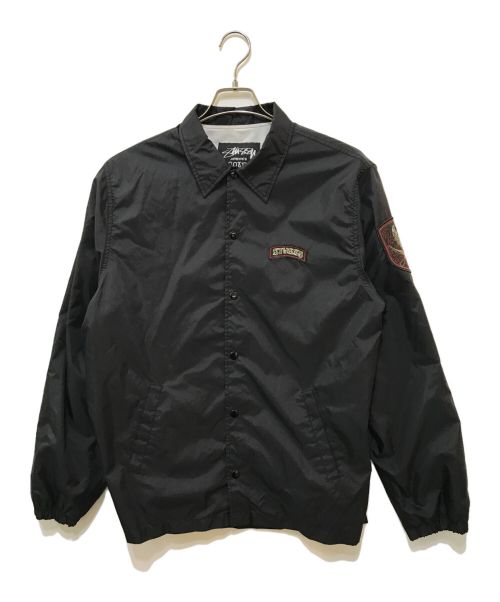 stussy（ステューシー）stussy (ステューシー) 7stars DESIGN (セブンスターズデザイン) コーチジャケット ブラック サイズ:Mの古着・服飾アイテム