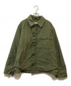 US.NAVYUS.NAVY）の古着「A-2デッキジャケット」｜カーキ