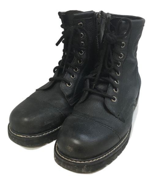 VIRGO（ヴァルゴ）VIRGO (ヴァルゴ) 8HOLE MILITARIA BOOTS ブラック サイズ:2の古着・服飾アイテム