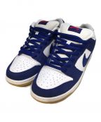 NIKE SBナイキエスビー）の古着「Dunk Low」｜ホワイト×ブルー