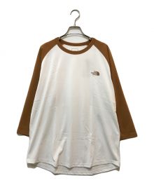 THE NORTH FACE（ザ ノース フェイス）の古着「3/4 Sleeve Baseball TEE」｜ホワイト