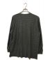 STEVEN ALAN (スティーブンアラン) WOOL BORDER LONG SLEEVE TEE-LOOSE グレー サイズ:L：5000円