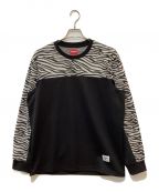 SUPREMEシュプリーム）の古着「Zebra L/S Top」｜ホワイト×ブラック