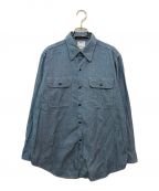 MADISON BLUEマディソンブルー）の古着「HAMPTON CHANBARY SHIRT」｜ブルー