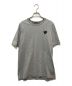 PLAY COMME des GARCONS（プレイ コムデギャルソン）の古着「ハートワッペンTシャツ」｜グレー