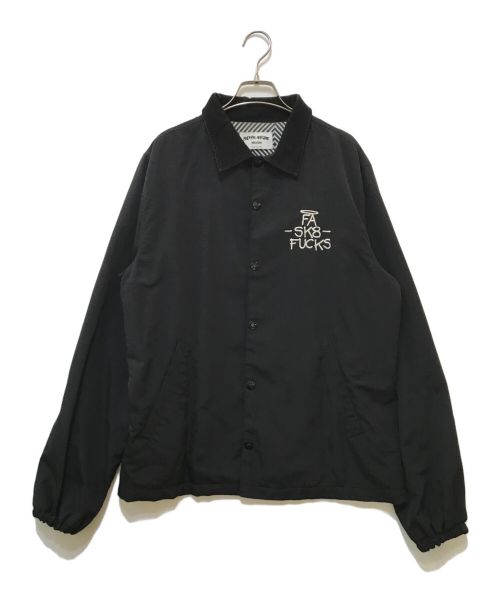 FUCKING AWESOME（ファッキンオーサム）Fucking Awesome (ファッキンオーサム) Canvas Coach Jacket ブラック サイズ:MEDIUMの古着・服飾アイテム