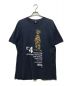 stussy（ステューシー）の古着「シャドーマンプリントTシャツ」｜ネイビー