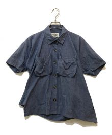 Vivienne Westwood ANGLOMANIA（ヴィヴィアンウエストウッドアングロマニア）の古着「デニム半袖シャツ」｜インディゴ