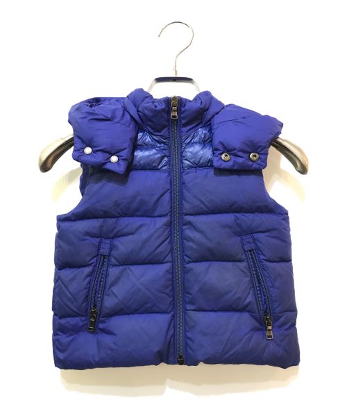 MONCLER（モンクレール）MONCLER (モンクレール) ダウンベスト ブルー サイズ:92CMの古着・服飾アイテム