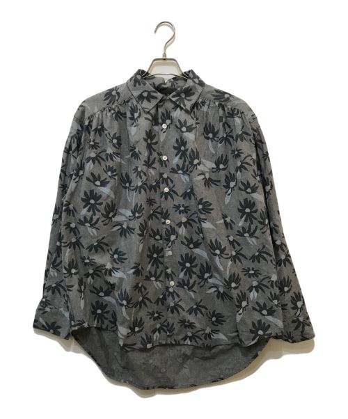 AiE（エーアイイー）AiE (エーアイイー) Painter Shirt-CL Floral Print ネイビー サイズ:Sの古着・服飾アイテム