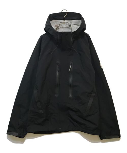 and wander（アンドワンダー）and wander (アンドワンダー) 2.5L hiker rain jacket ブラック サイズ:XLの古着・服飾アイテム