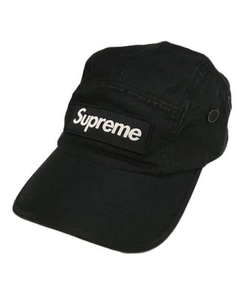 SUPREME（シュプリーム）SUPREME (シュプリーム) Military Camp Cap ブラックの古着・服飾アイテム