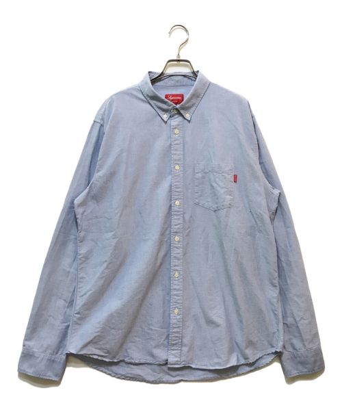 SUPREME（シュプリーム）Supreme (シュプリーム) Oxford Shirt ブルー サイズ:XLの古着・服飾アイテム