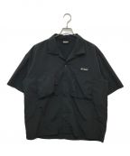 WILD THINGSワイルドシングス）の古着「S/S CAMP SHIRT」｜ブラック