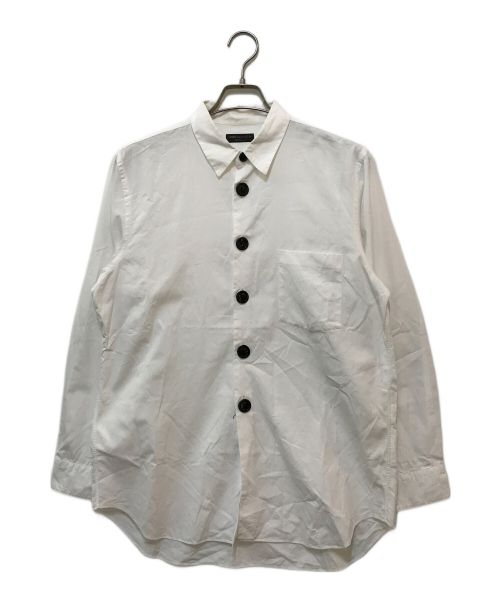 COMME des GARCONS HOMME PLUS（コムデギャルソンオムプリュス）COMME des GARCONS HOMME PLUS (コムデギャルソンオムプリュス) ビッグボタンシャツ ホワイト サイズ:表記消え(※実寸を参照ください)の古着・服飾アイテム