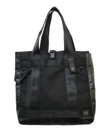 PORTER（ポーター）の古着「HEAT  2WAY TOTE BAG」｜ブラック