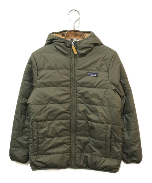 Patagonia（パタゴニア）Patagonia (パタゴニア) Kids Reversible Ready Freddy Hoody グリーン サイズ:M(キッズ）の古着・服飾アイテム