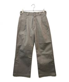 FUMITO GANRYU×Dickies（フミトガンリュウ×ディッキーズ）の古着「Side slit chino pants」｜ベージュ