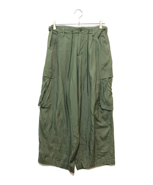 ARGUE（アーギュ）ARGUE (アーギュ) ORGANIC COTTON CUPRA FLOW MOV CARGO PANTS カーキ サイズ:1の古着・服飾アイテム