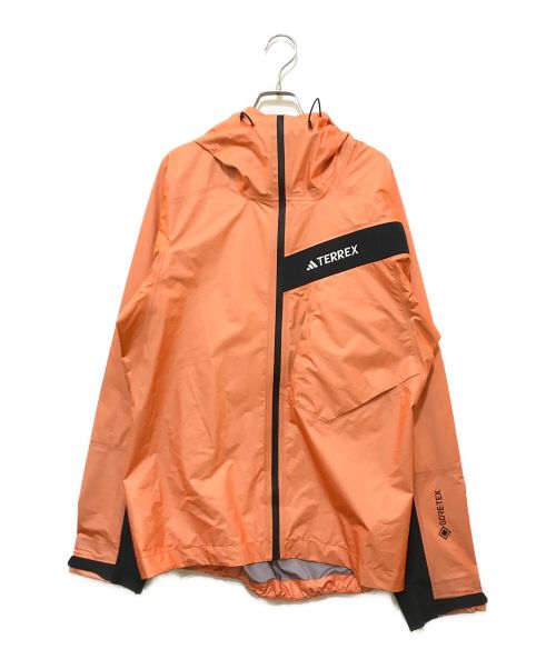 adidas（アディダス）adidas (アディダス) M TERREX GORE-TEX アクティブジャケット オレンジ サイズ:L 未使用品の古着・服飾アイテム