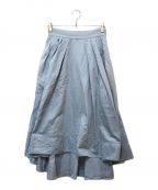 MADISON BLUEマディソンブルー）の古着「TUCK VOLUME SKIRT」｜ブルー