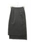 Graphpaper (グラフペーパー) Compact Ponte Wrap Skirt グレー：8000円