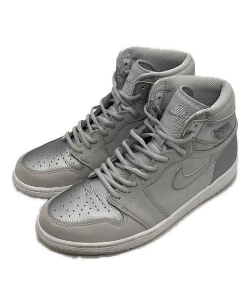 NIKE（ナイキ）NIKE (ナイキ) Air Jordan 1 High OG グレー×シルバー サイズ:US9.5の古着・服飾アイテム