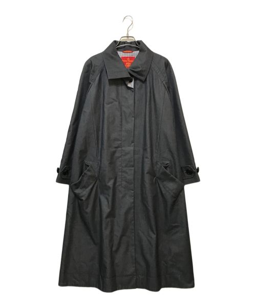 Vivienne Westwood RED LABEL（ヴィヴィアンウエストウッドレッドレーベル）Vivienne Westwood RED LABEL (ヴィヴィアンウエストウッドレッドレーベル) ステンカラーコート　357-01-66001 グレー サイズ:2の古着・服飾アイテム