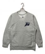 Champion×thisisneverthatチャンピオン×ディスイズネバーザット）の古着「REVERSE WEAVEロゴスウェット」｜グレー