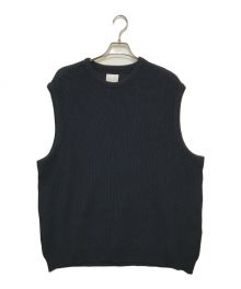 Stripes For Creative（ストライプ フォー クリエイティブ）の古着「OVER CREW VEST」｜ネイビー