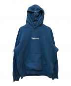 SUPREMEシュプリーム）の古着「Box Logo Hooded Sweatshirt」｜ブルー