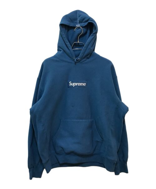 SUPREME（シュプリーム）SUPREME (シュプリーム) Box Logo Hooded Sweatshirt ブルー サイズ:Lの古着・服飾アイテム