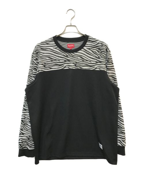 SUPREME（シュプリーム）SUPREME (シュプリーム) Zebra L/S Top ブラック サイズ:XLの古着・服飾アイテム