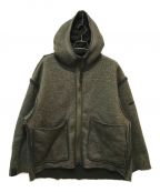 N.HOOLYWOODエヌ ハリウッド）の古着「REVERSIBLE HOODED BLOUSON」｜グリーン