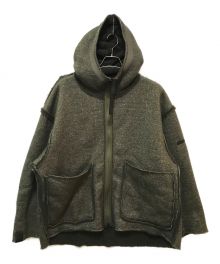 N.HOOLYWOOD（エヌ ハリウッド）の古着「REVERSIBLE HOODED BLOUSON」｜グリーン