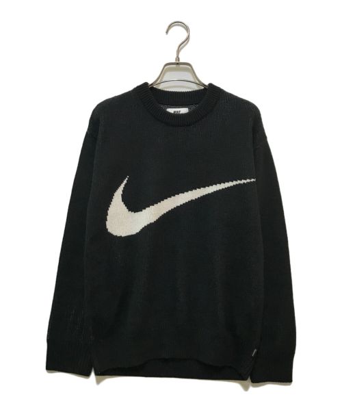 SUPREME（シュプリーム）SUPREME (シュプリーム) NIKE (ナイキ) Swoosh Sweater ブラック サイズ:Sの古着・服飾アイテム