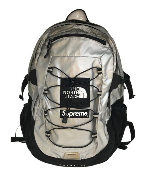 THE NORTH FACE（ザ ノース フェイス）THE NORTH FACE (ザ ノース フェイス) SUPREME (シュプリーム) Borealis Backpack シルバーの古着・服飾アイテム