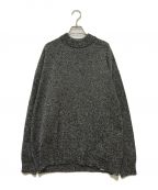 ATONエイトン）の古着「OVERSIZED MOCKNECK SWEATER」｜グレー