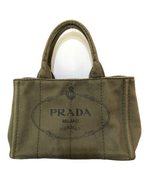 PRADA（プラダ）PRADA (プラダ) カナパ2WAYバッグ カーキの古着・服飾アイテム