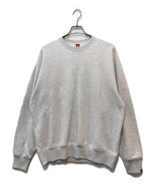 LOOPWHEELER×BEAMS JAPAN（ループウィラー×ビームスジャパン）の古着「吊裏毛 ルーズフィット クルーネック スウェット」｜グレー